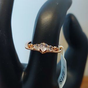 Charmed Aroma Gold Toned Princess Crown Ring